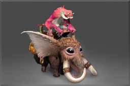 Червоне коваленя на мамонті