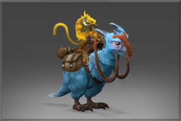 Жовте коваленя на птаху