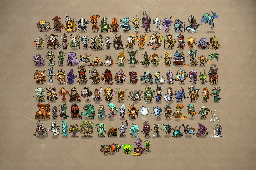 Écran de chargement des mini-héros