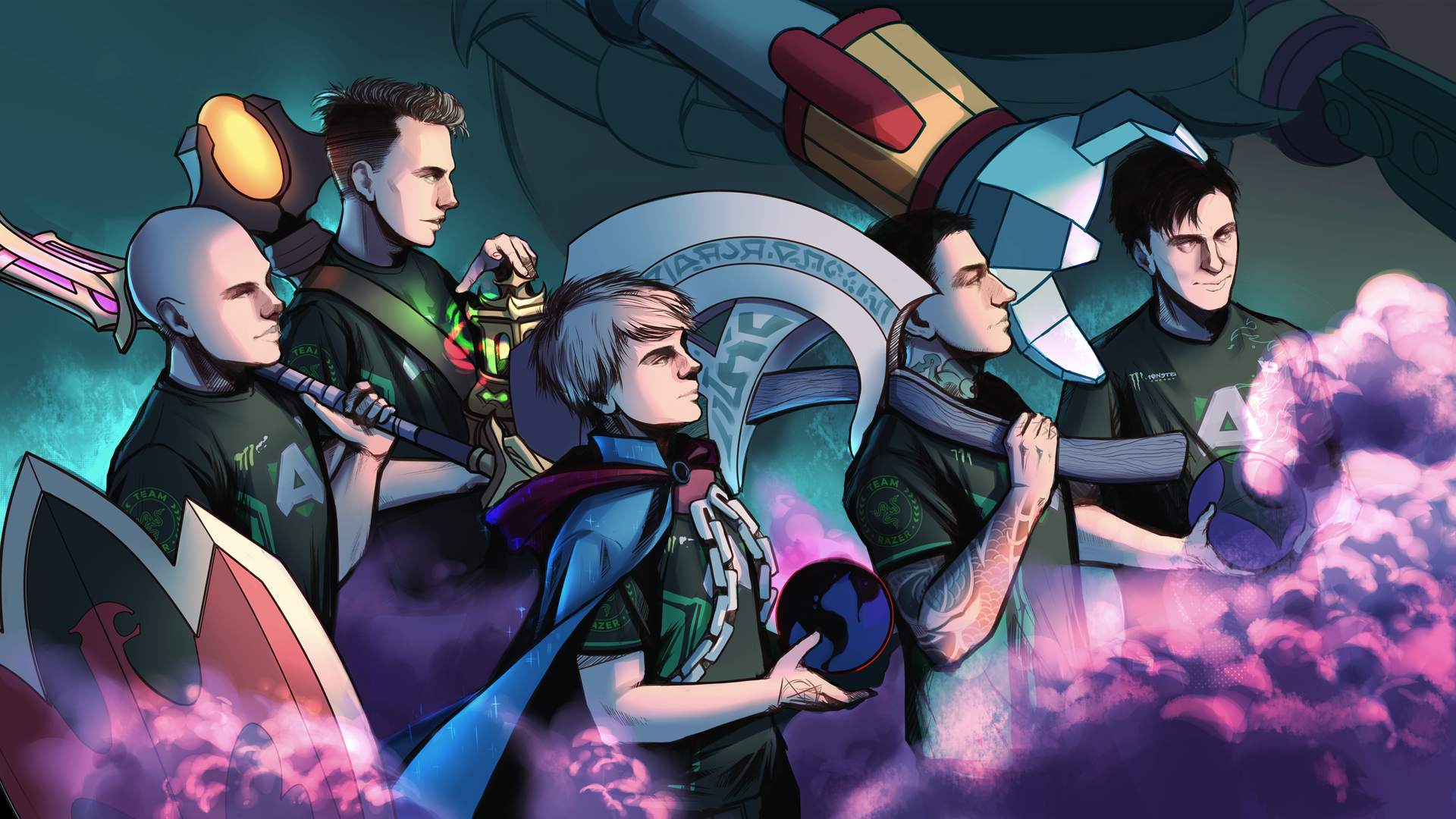 Arrière-plan d'équipe : Alliance, saison 2, nº 2