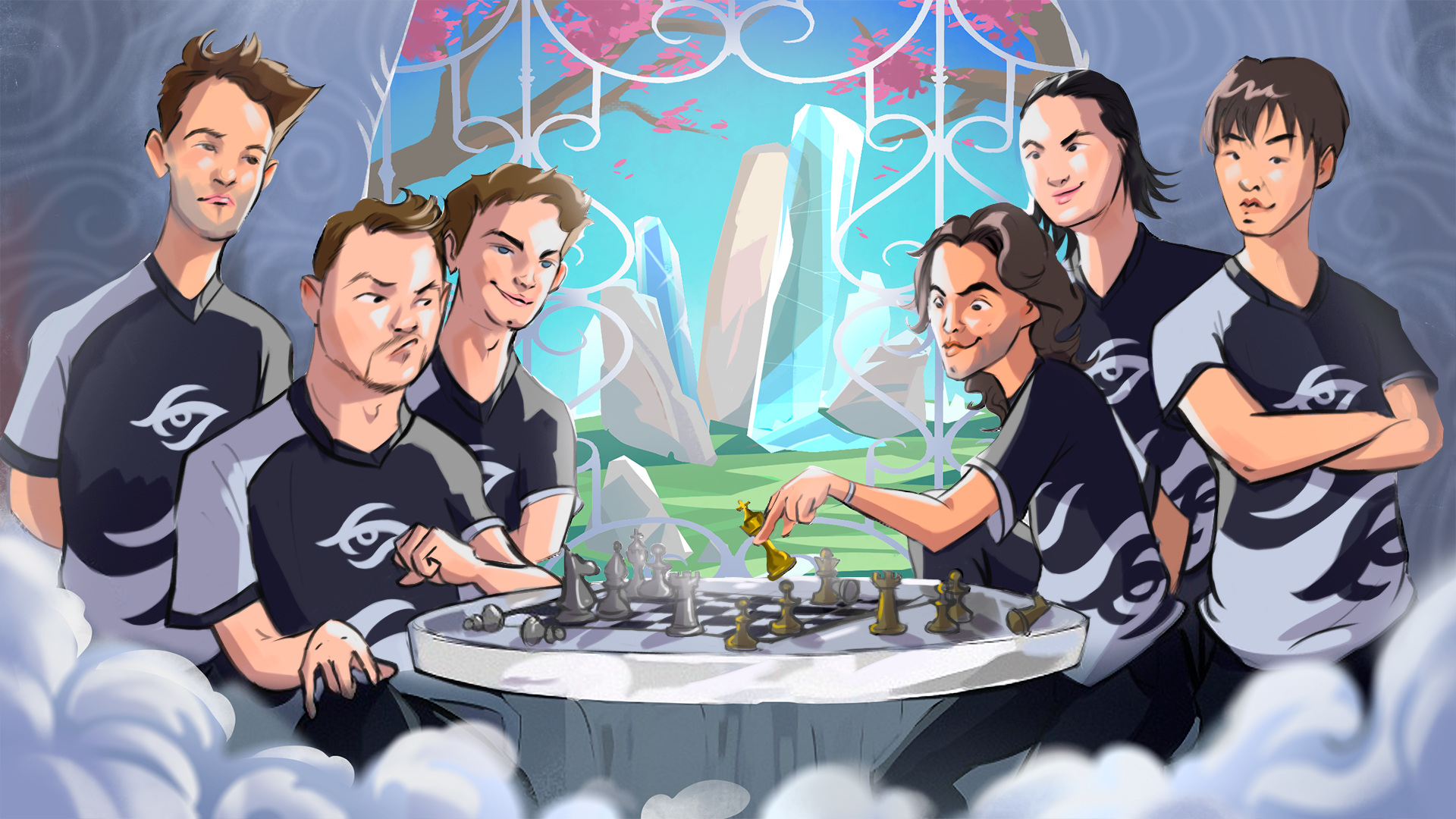 Обои команды Team Secret: 3 сезон, 2 вариант