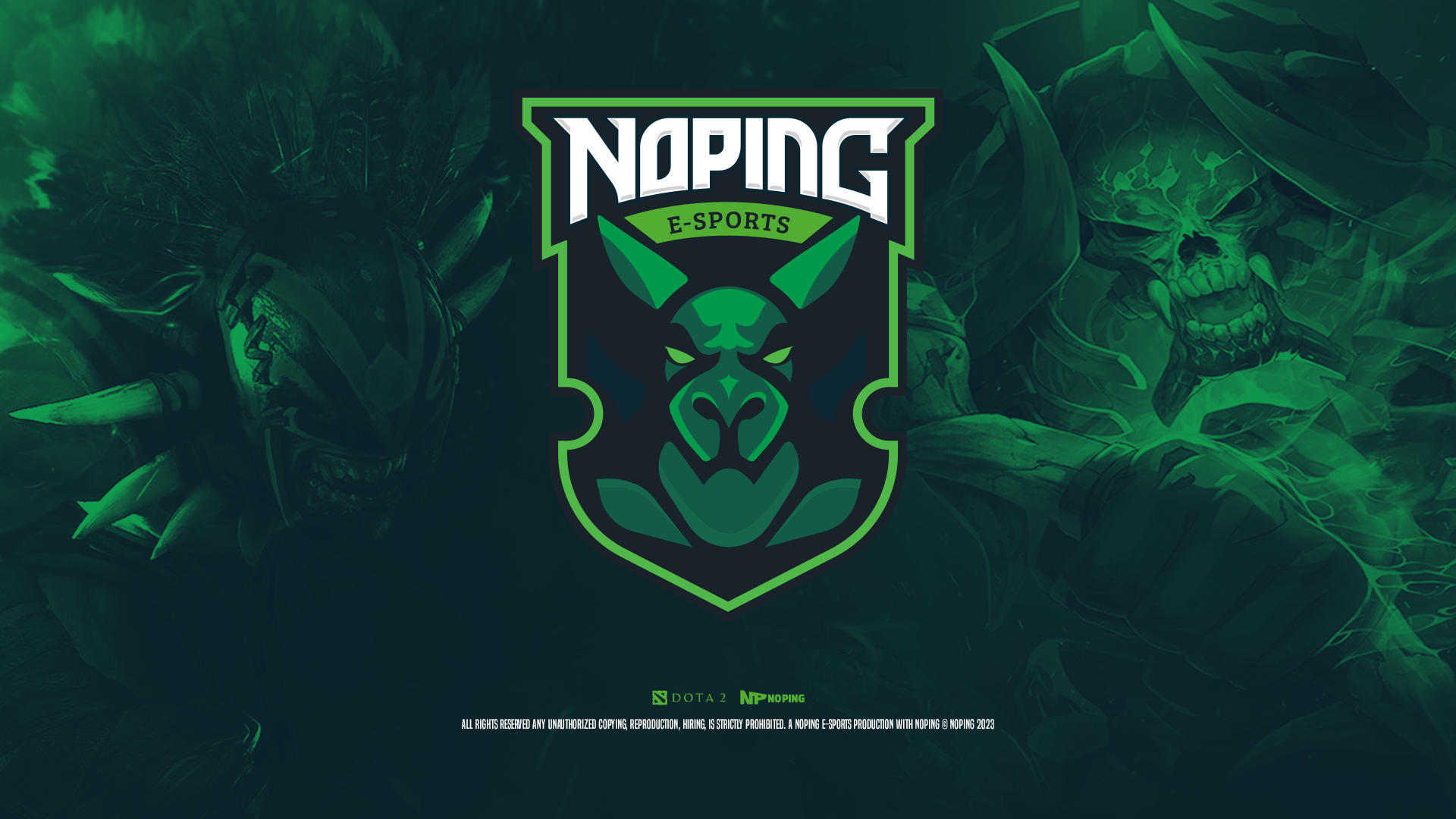 Обои команды NoPing Esports: 9 сезон, 1 вариант