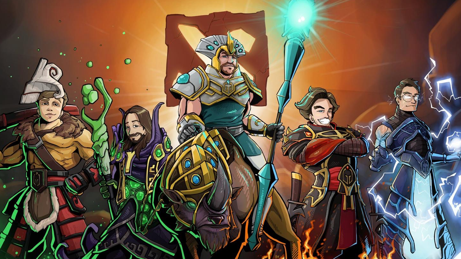 Обои команды Gaimin Gladiators: 4 сезон, 1 вариант