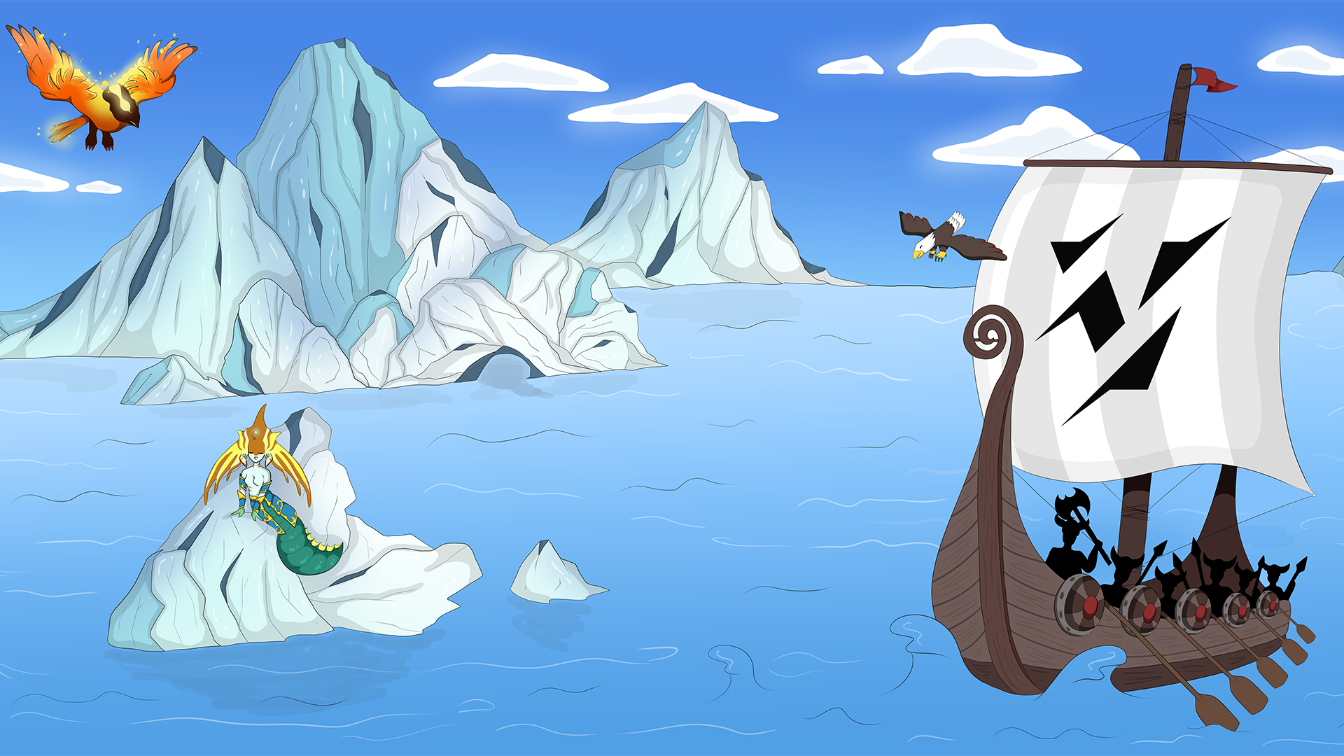 Arrière-plan d'équipe : Vikin.gg, saison 2, nº 1