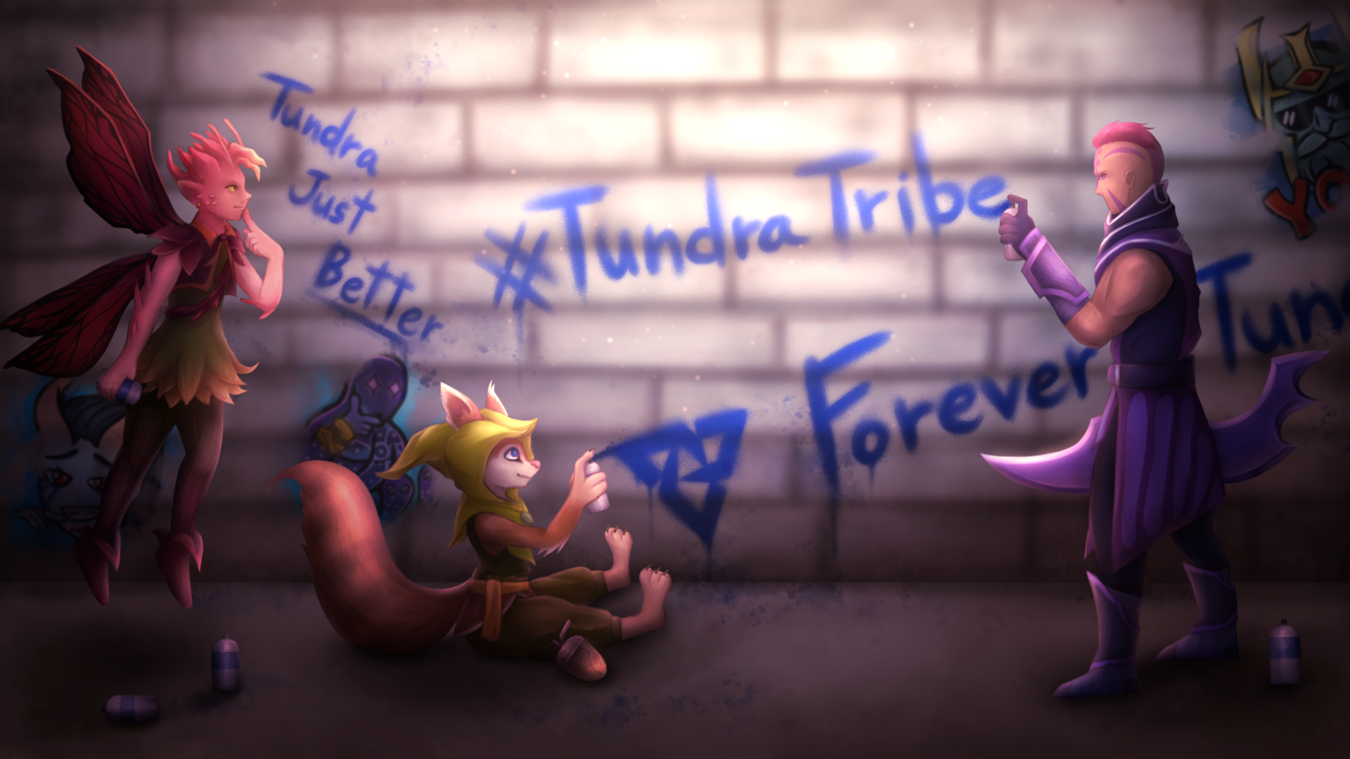 Arrière-plan d'équipe : Tundra Esports, saison 6, nº 1