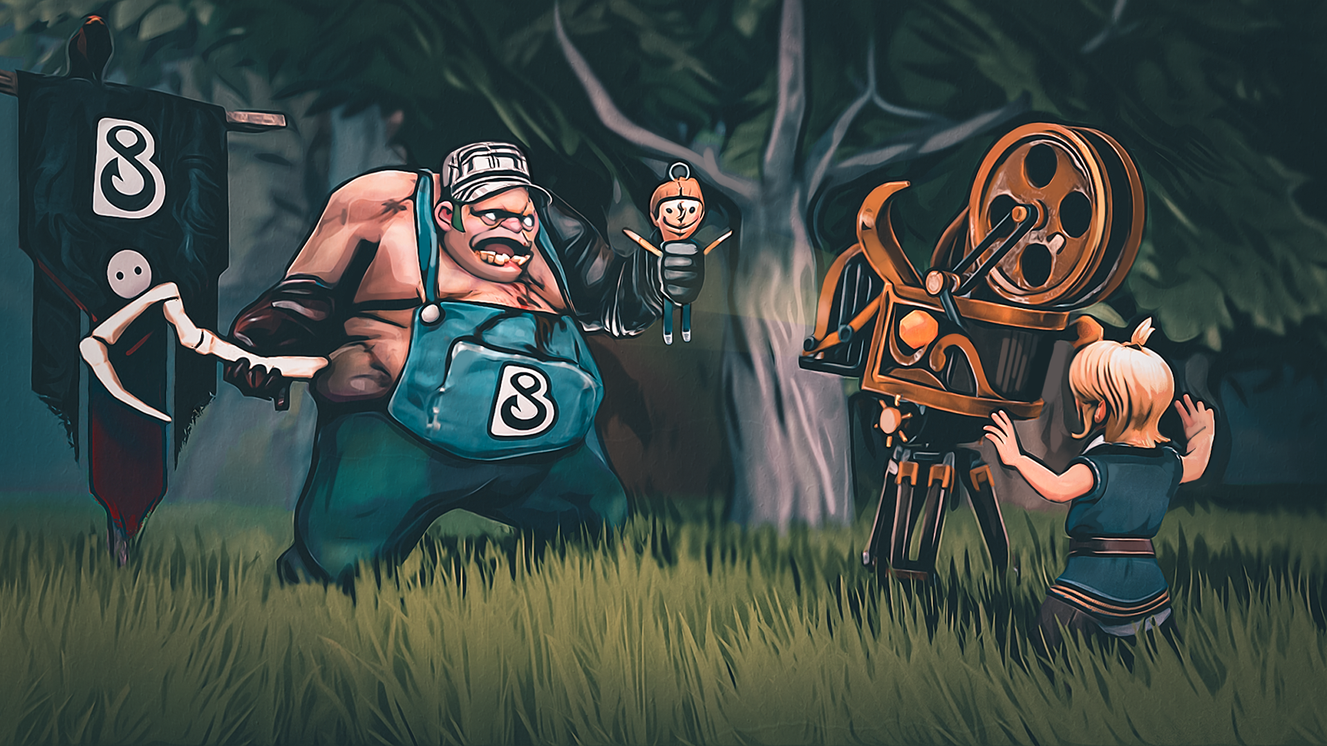 Arrière-plan d'équipe : B8, saison 2, nº 1