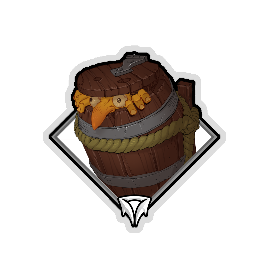 Наклейка «Павшей короны»: Спун