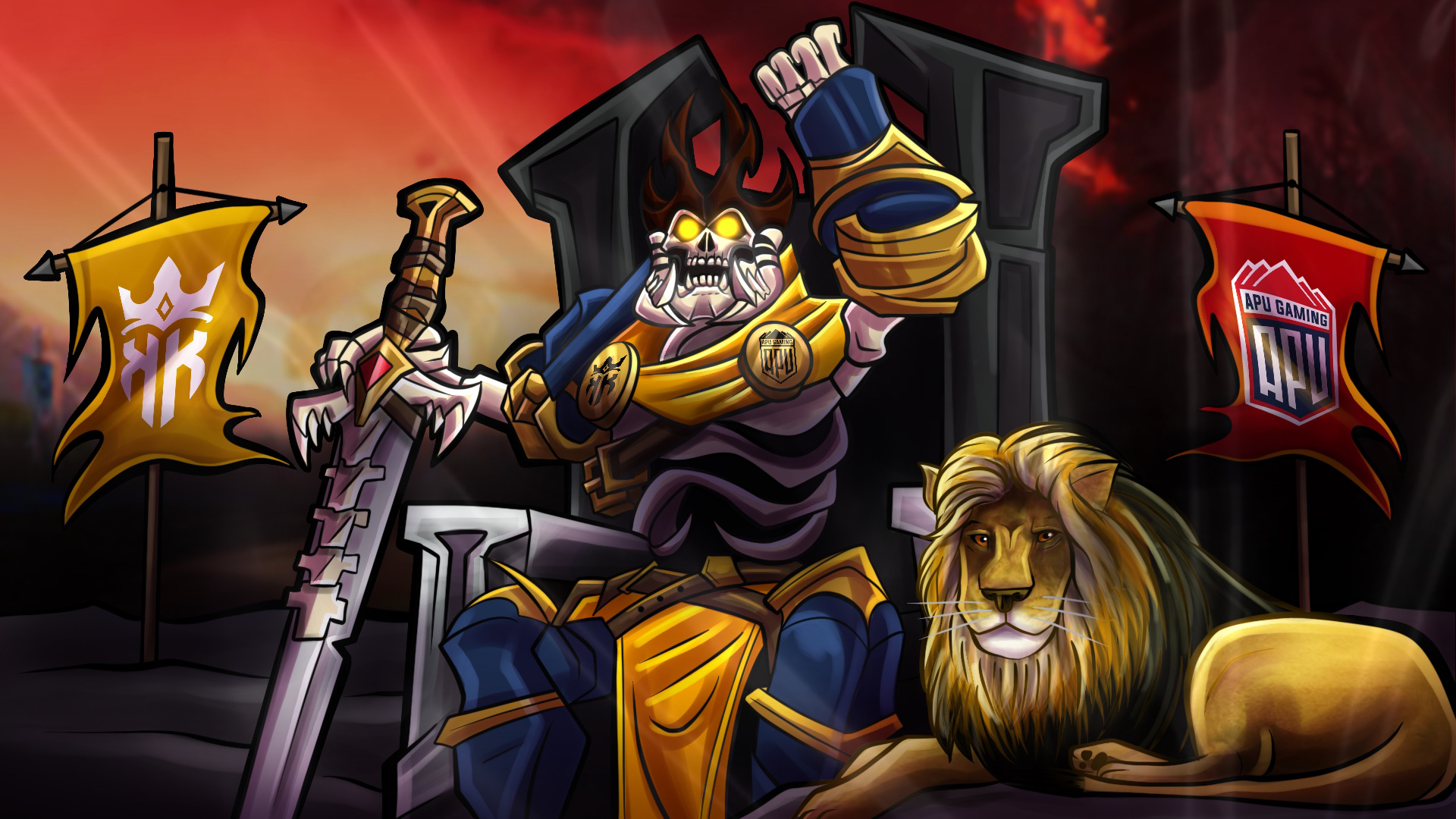 Arrière-plan d'équipe : APU King of Kings, saison 3, nº 1