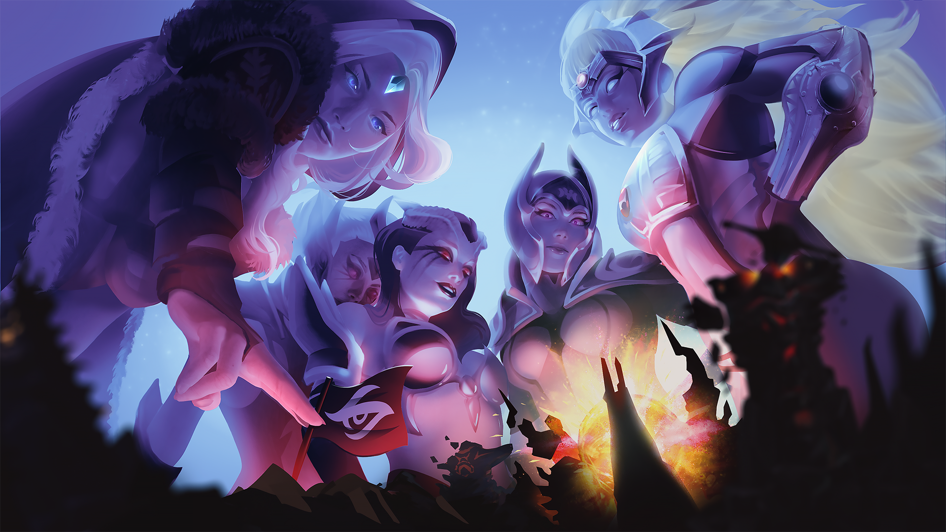 Team Secret - Fondo de pantalla de equipo (Temporada 7, n.º 1)