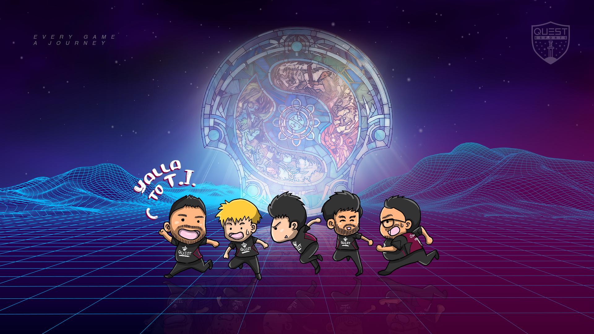 Arrière-plan d'équipe : Quest Esports, saison 10, nº 2