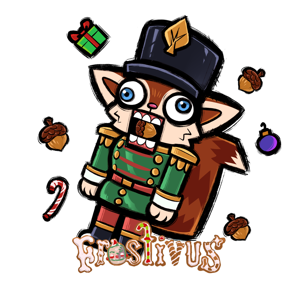 Autocollant de Frostivus 2023 : casse-noisette