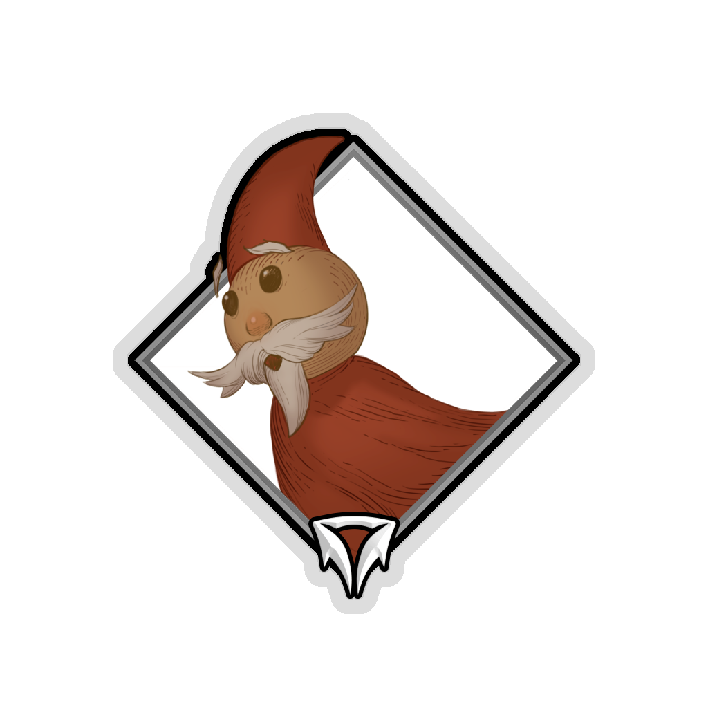 Pegatina de la Caída de la Corona - Dolfrat el Mago