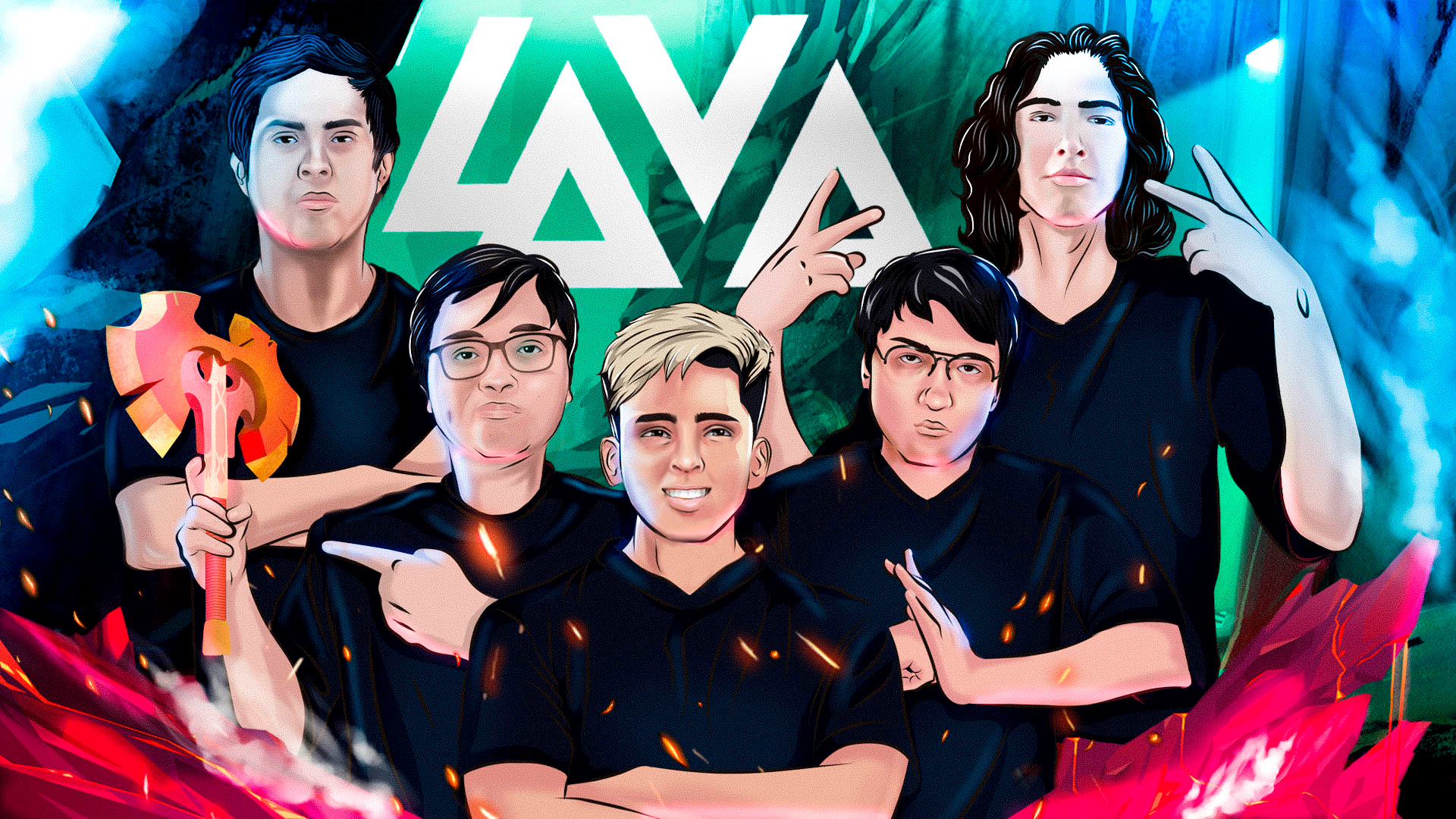 Arrière-plan d'équipe : Lava BestPc, saison 4, nº 1