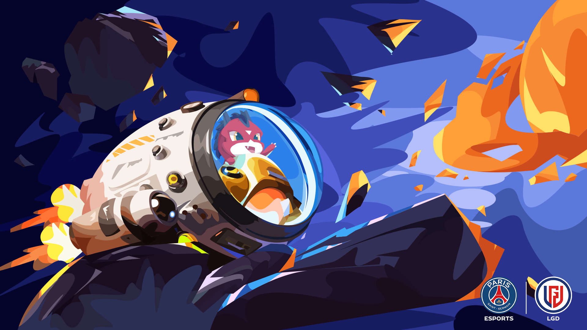 Обои команды PSG.LGD: 9 сезон, 1 вариант