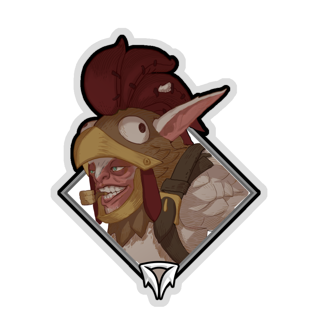 Crownfall Sticker - Chicken Meepo