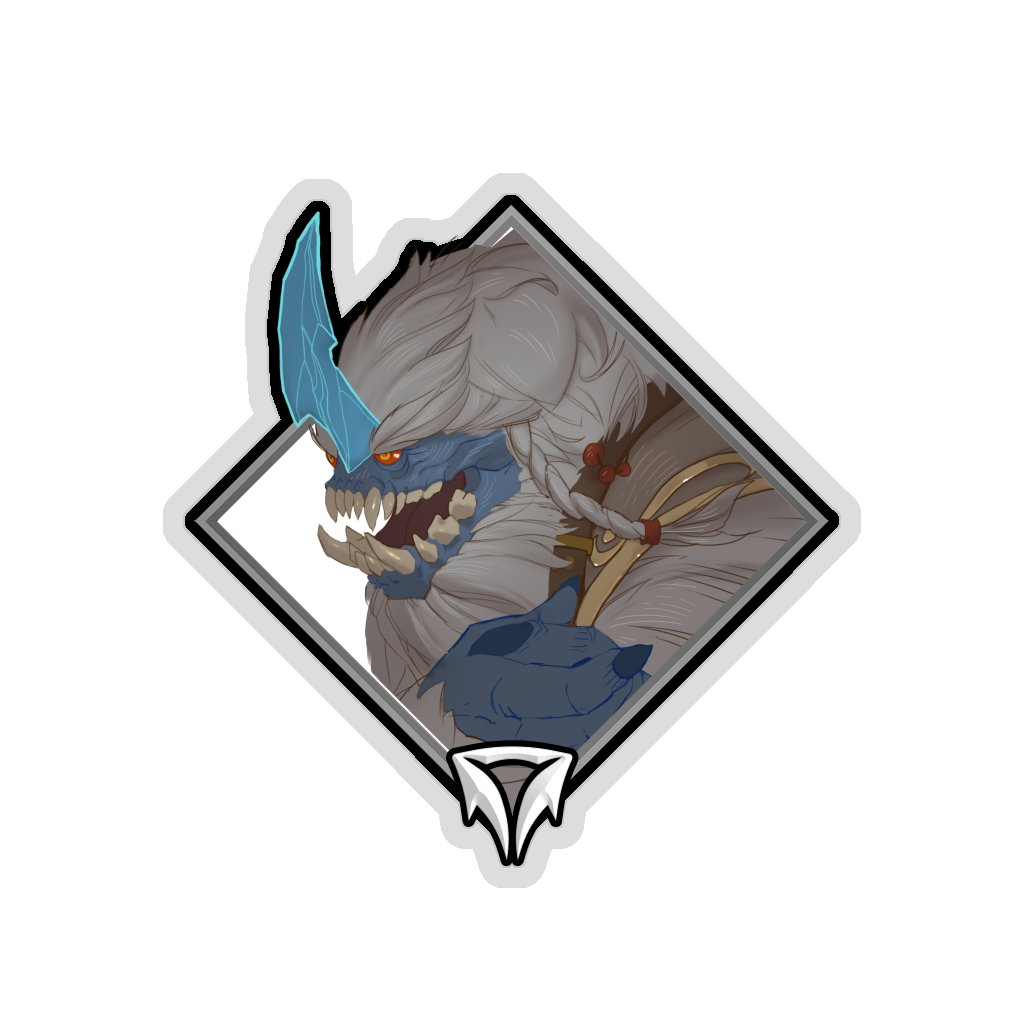 Наклейка «Павшей короны»: Гнусный снежный продавец