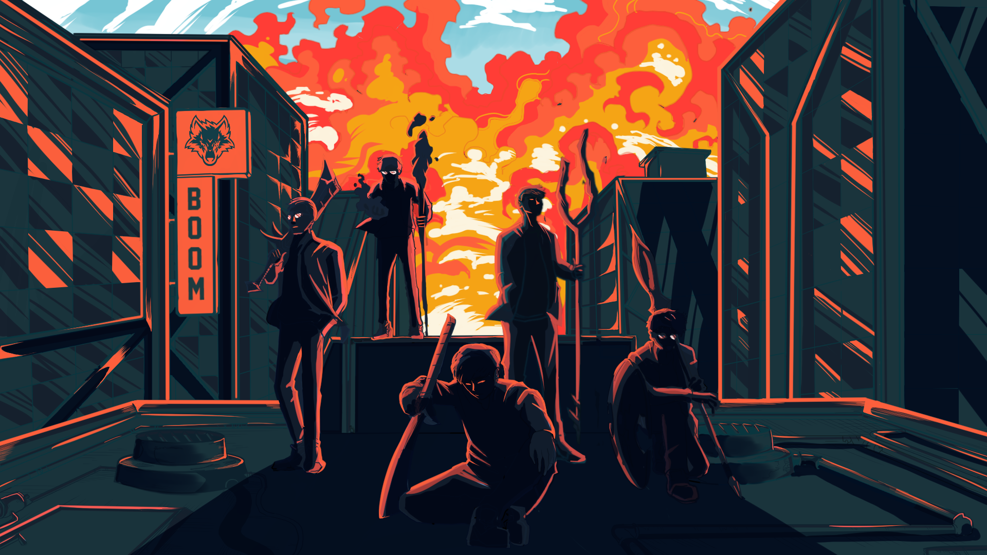 Обои команды BOOM Esports: 8 сезон, 1 вариант