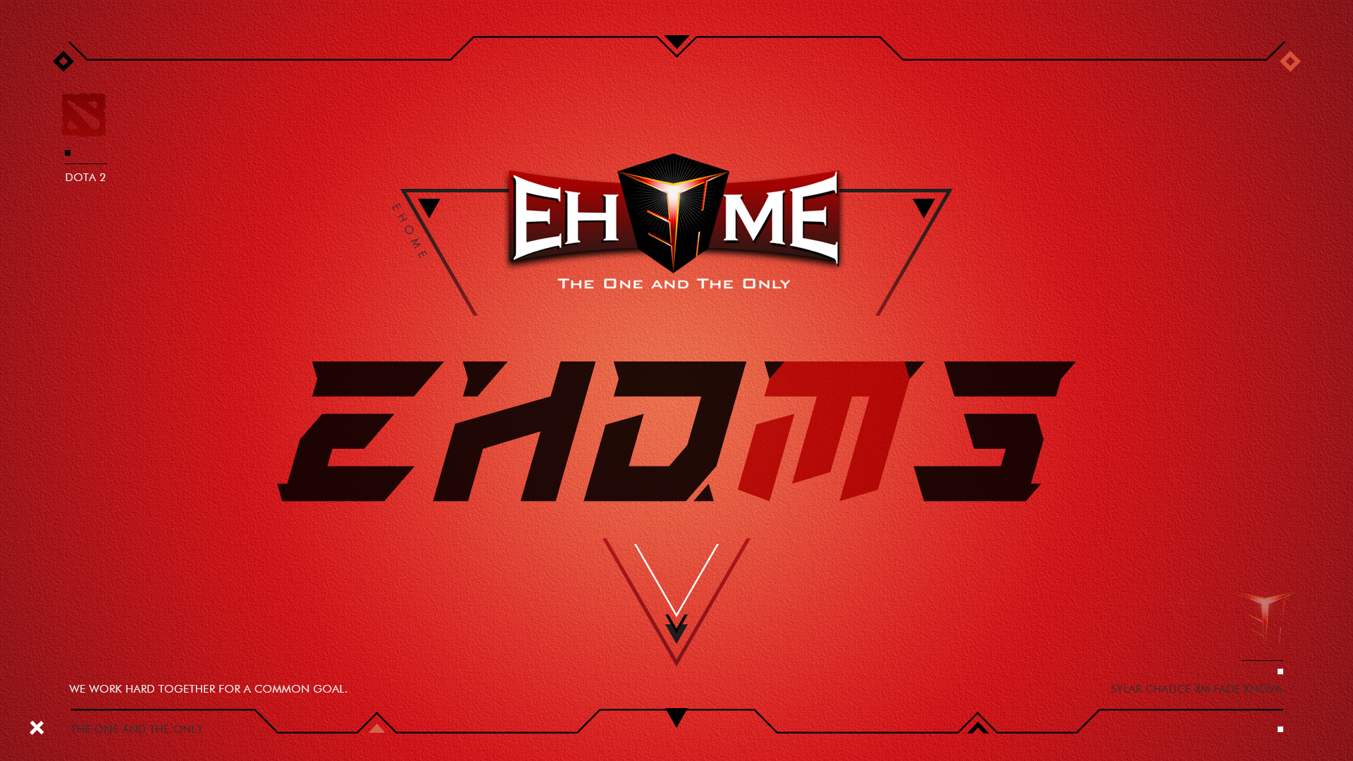 Обои команды EHOME: 2 сезон, 1 вариант