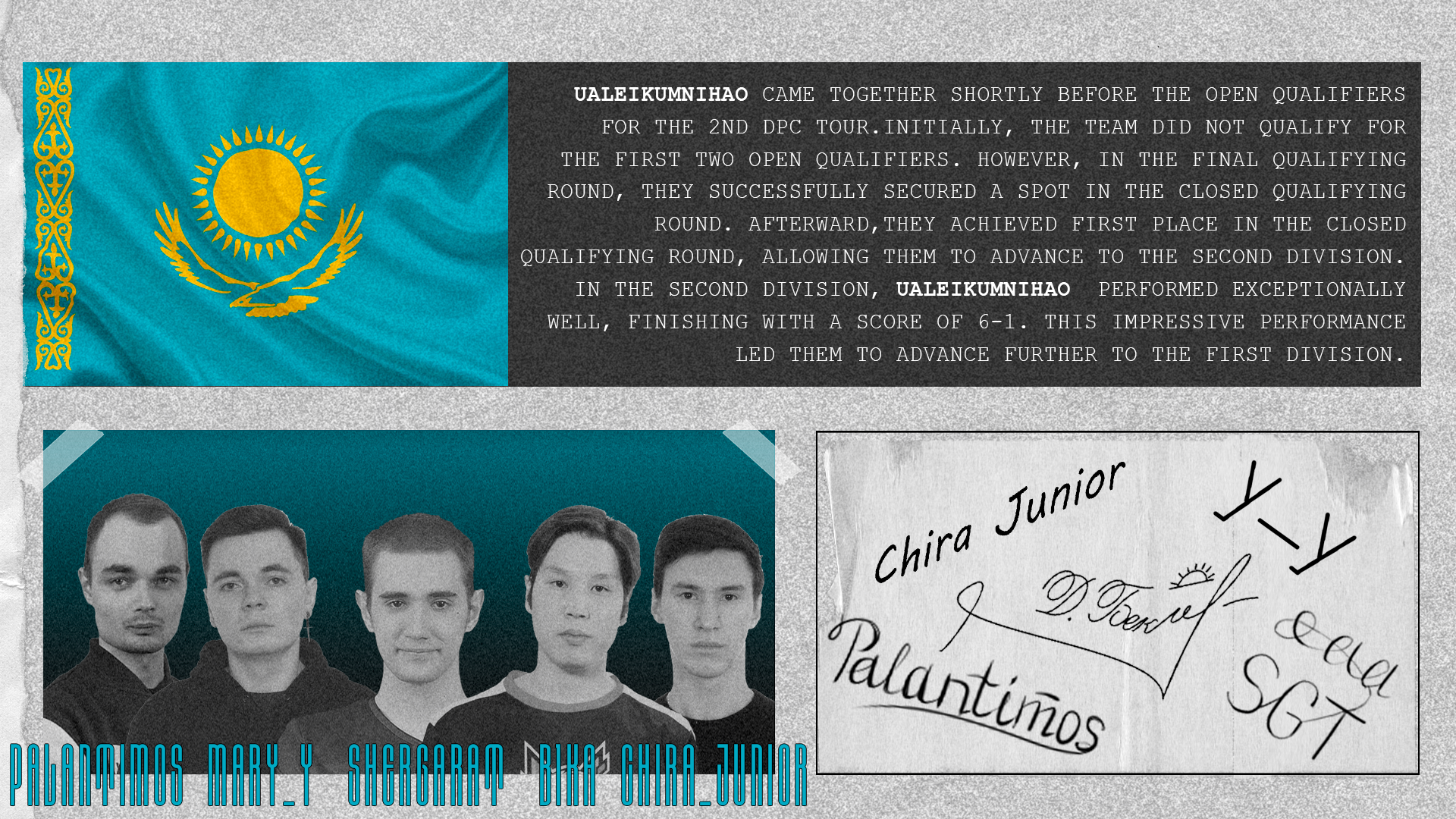 Командні шпалери — UALEIKUMNIHAO, сезон 9, №1