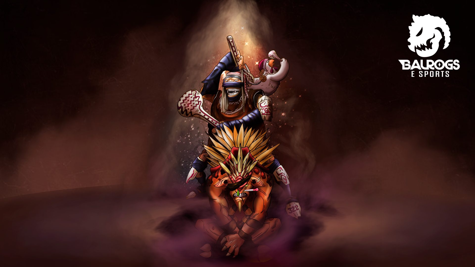 Arrière-plan d'équipe : Balrogs Esports™, saison 9, nº 1