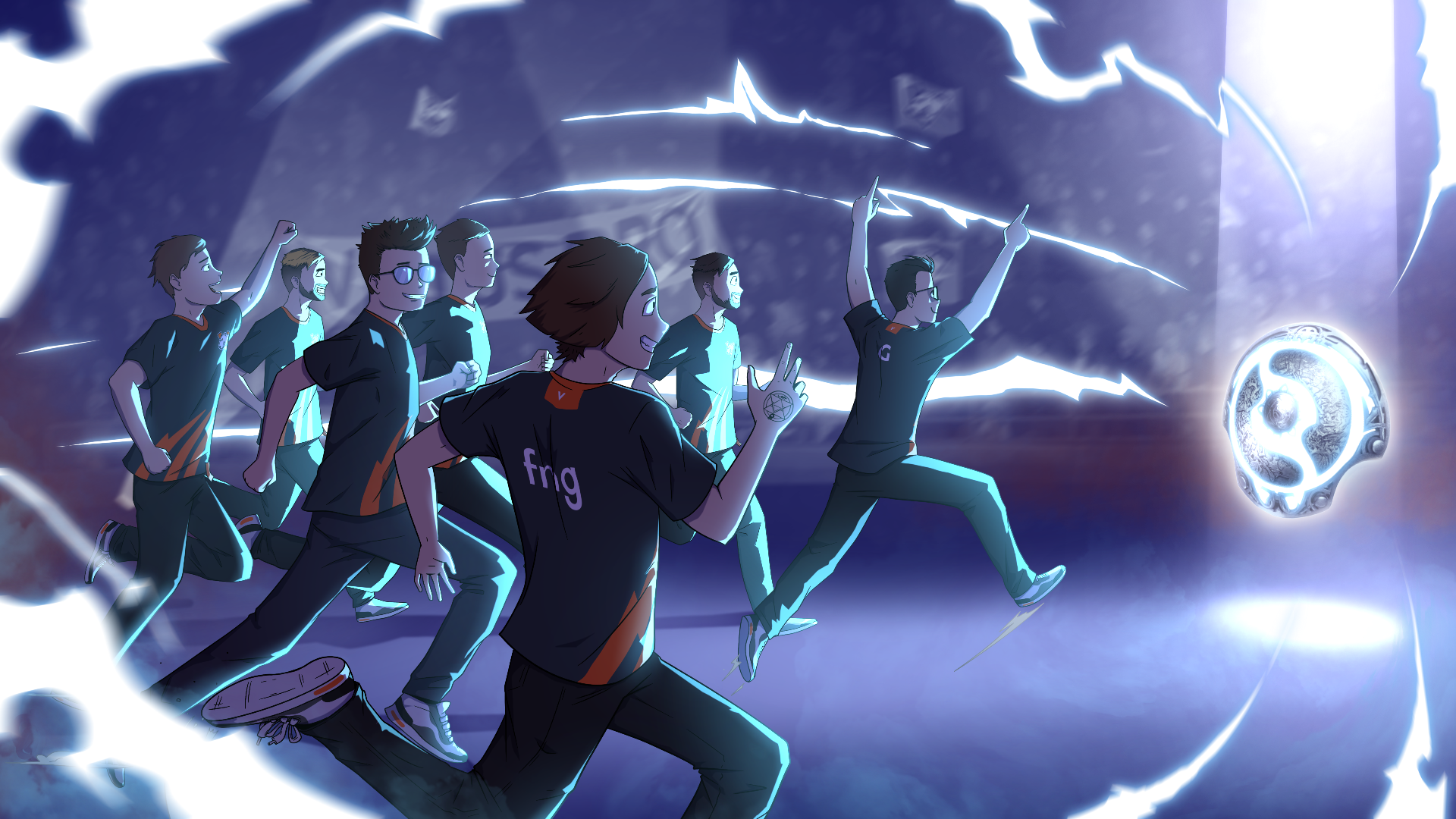 Arrière-plan d'équipe : Virtus.pro, saison 10, nº 1