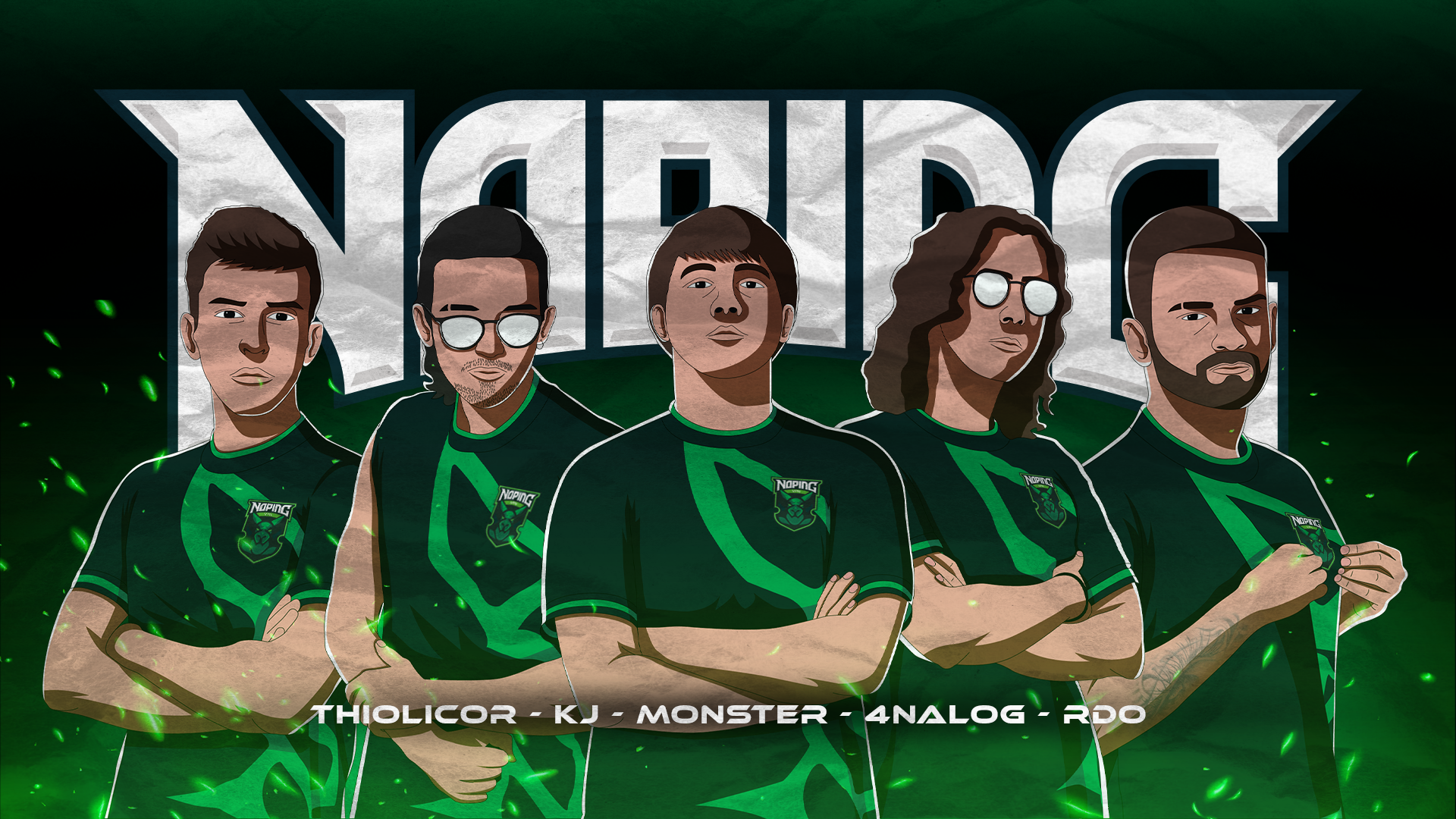 Arrière-plan d'équipe : Noping VPN, saison 3, nº 2