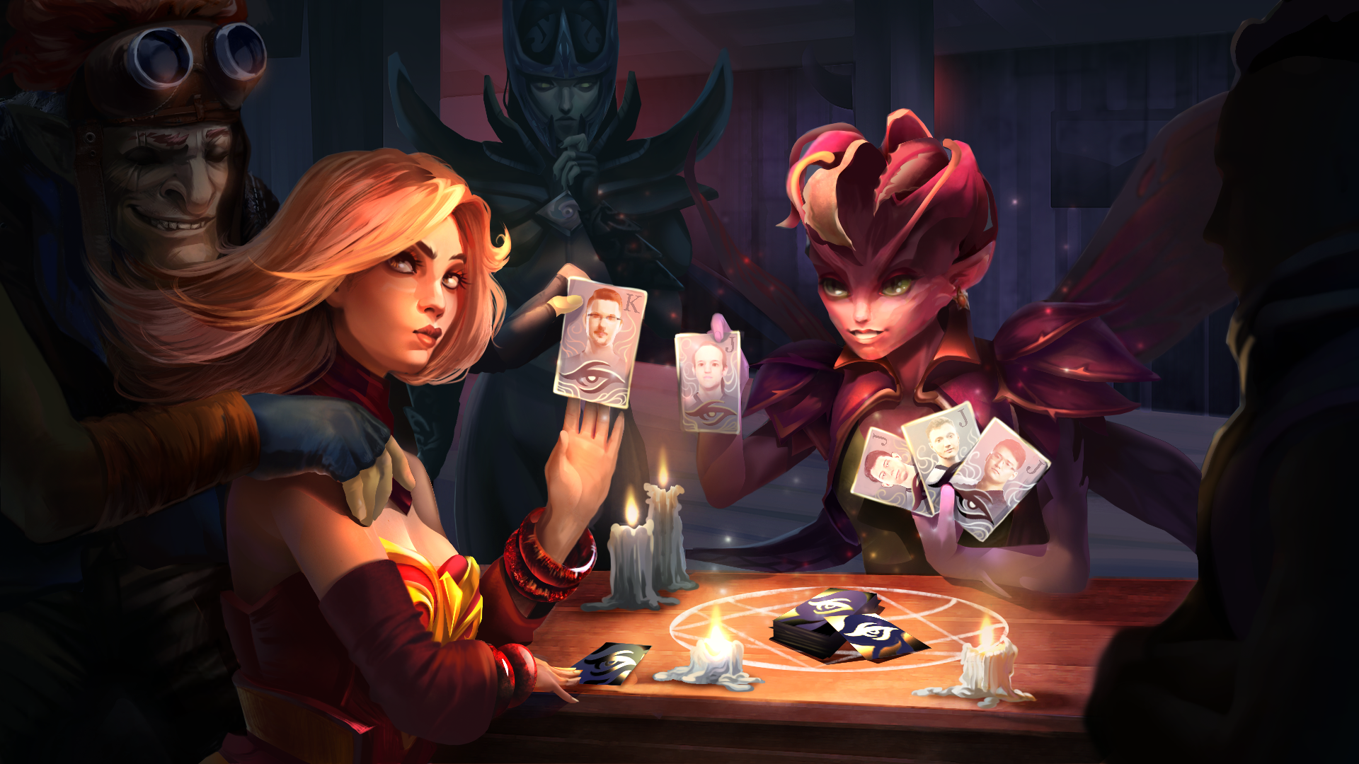 Arrière-plan d'équipe : Team Secret, saison 6, nº 1