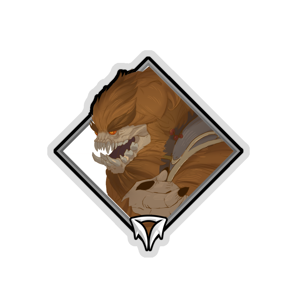 Наклейка «Павшей короны»: Гнусный снежный бандит