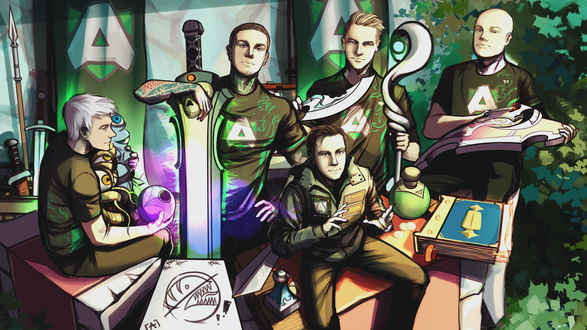 Arrière-plan d'équipe : Alliance, saison 2, nº 1