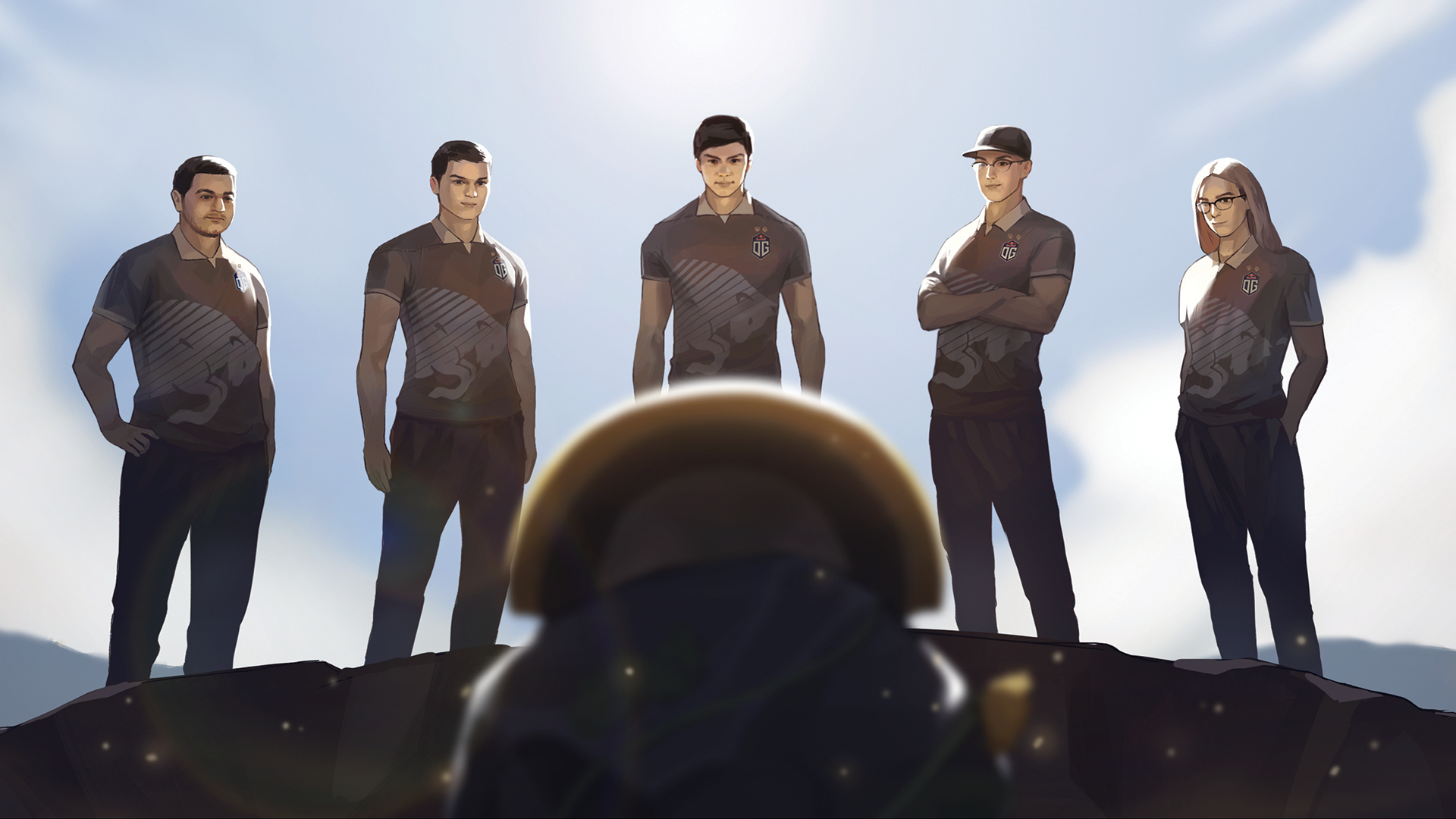 Обои команды OG: 6 сезон, 2 вариант