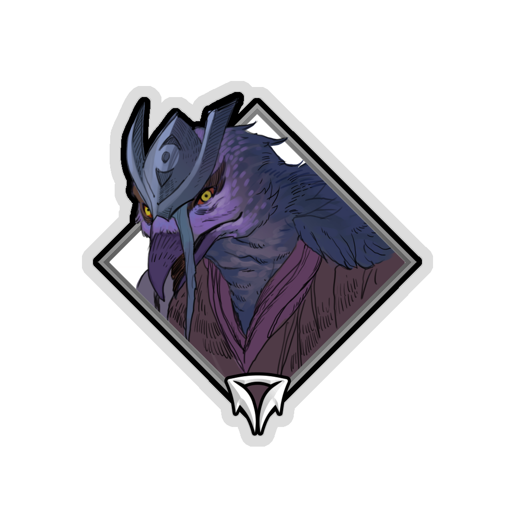 Crownfall Sticker - Scree'Auk