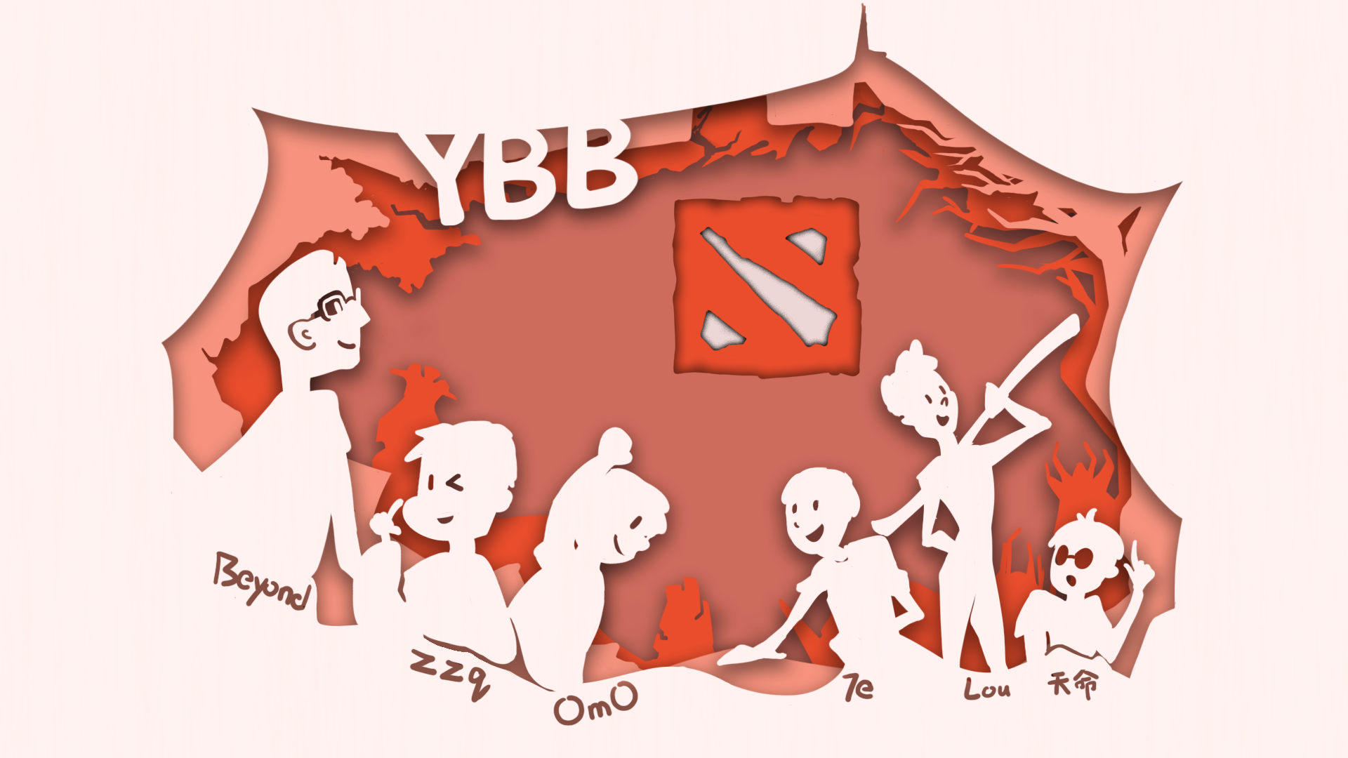 Team Wallpaper - Ybb Gaming, Season 8, #1