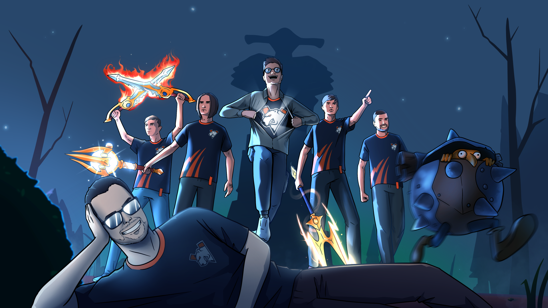 Командні шпалери — Virtus.pro, сезон 9, №1