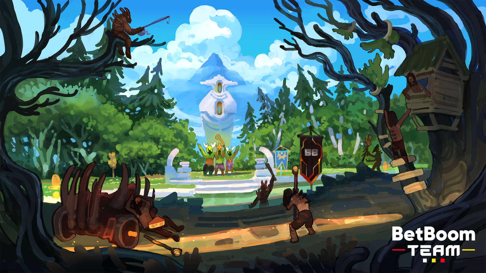 Team Wallpaper - BetBoom Team, Season 9, #2