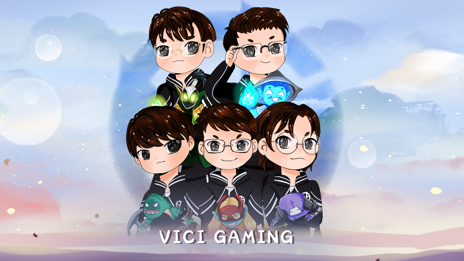 Arrière-plan d'équipe : Vici Gaming, saison 2, nº 2