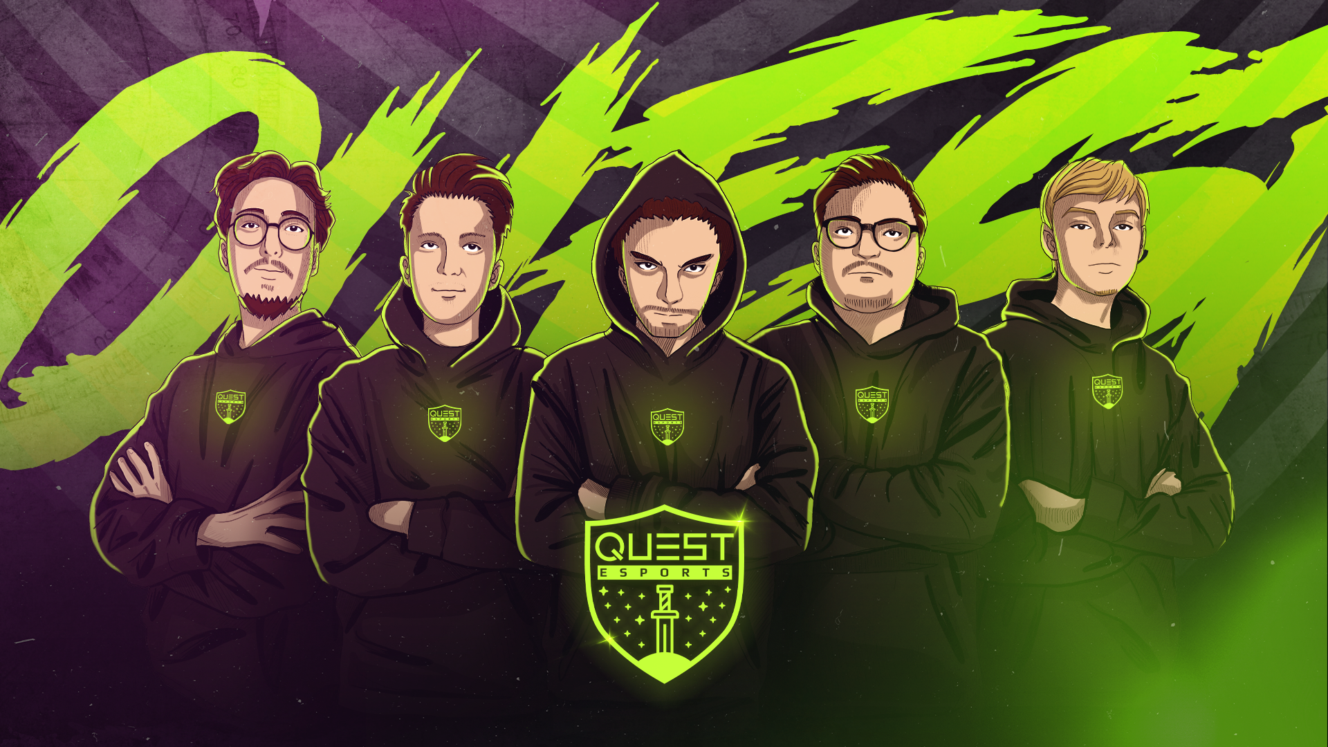 Quest Esports - Fondo de pantalla de equipo (Temporada 9, n.º 1)