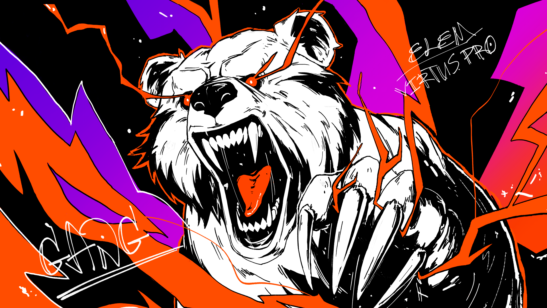 Обои команды Virtus.pro: 6 сезон, 1 вариант