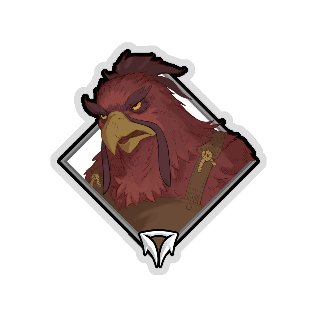 Crownfall Sticker - Pecking Post Goon