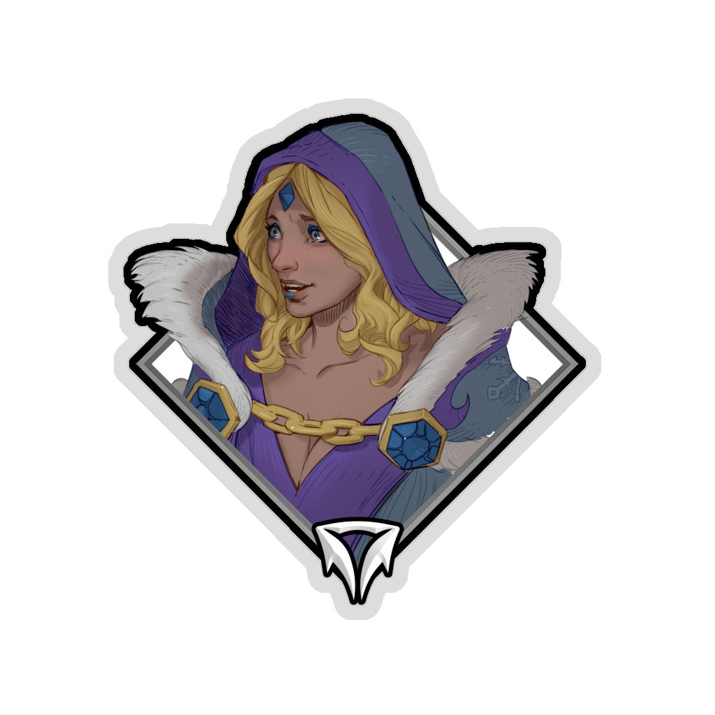 Crownfall Sticker - Crystal Maiden